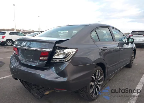 2014 Honda Civic Ex-L from USA, damaged, VIN 2HGFB2F95EH507793